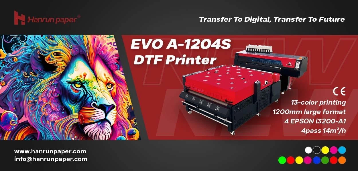 منتج جديد | طابعة EVO A-1204S DTF - إتقان متعدد الألوان دون عناء
