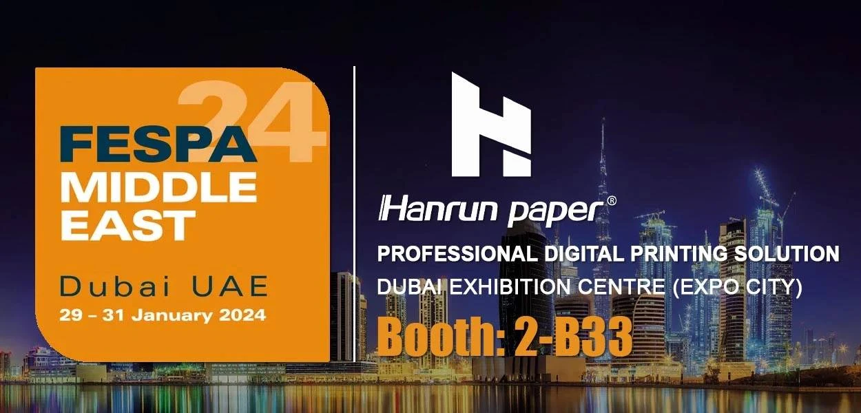 سيتم عرض ورق هانرون في FESPA Dubai 2024