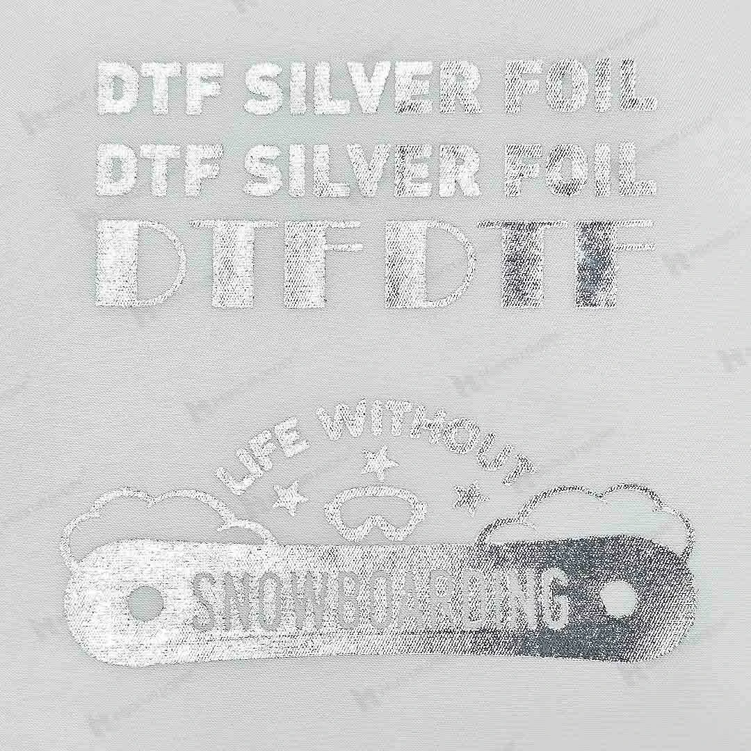 رقائق الفضة DTF