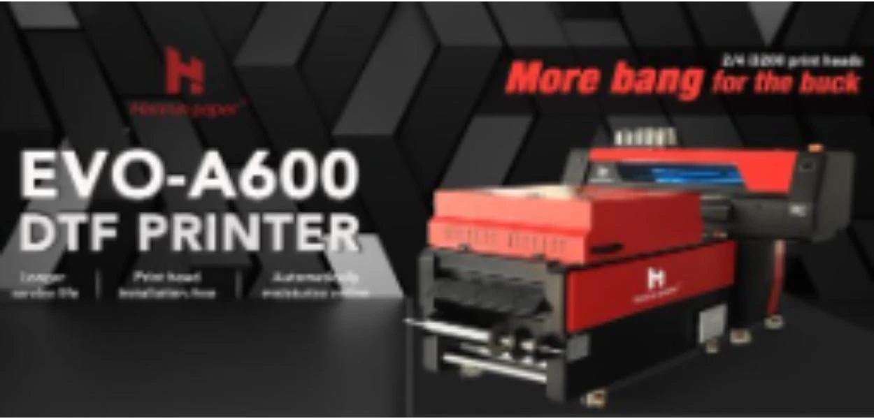 منتج جديد | طابعة EVO A600 DTF الأوتوماتيكية الذكية