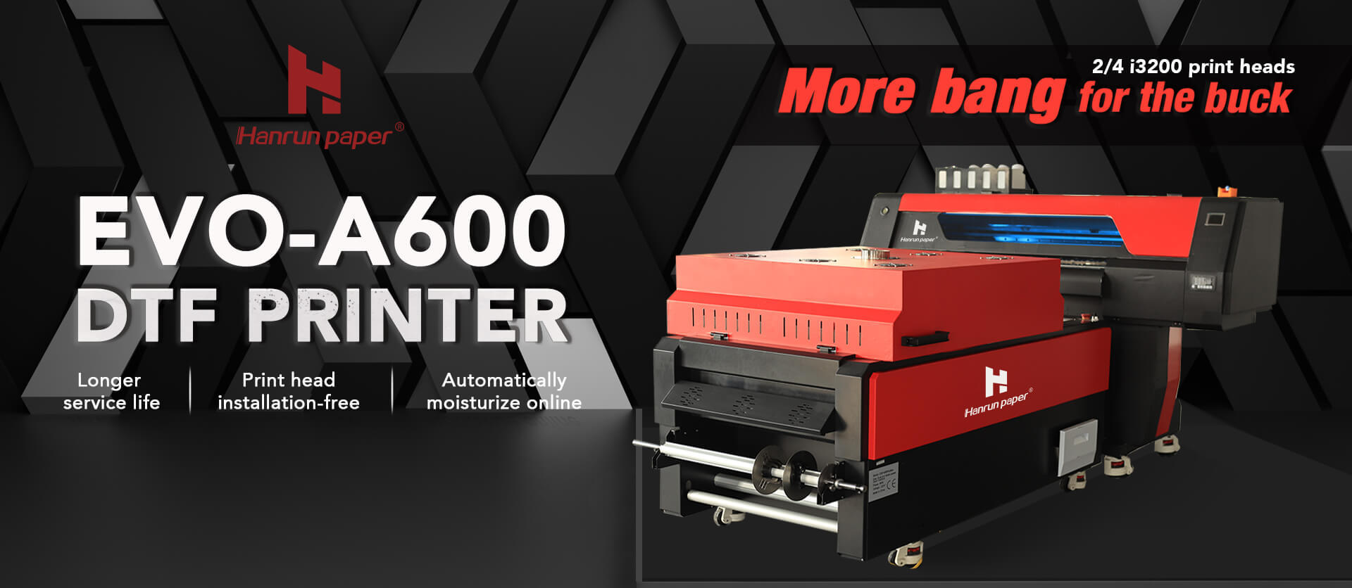 منتج جديد | طابعة EVO A600 DTF الأوتوماتيكية الذكية