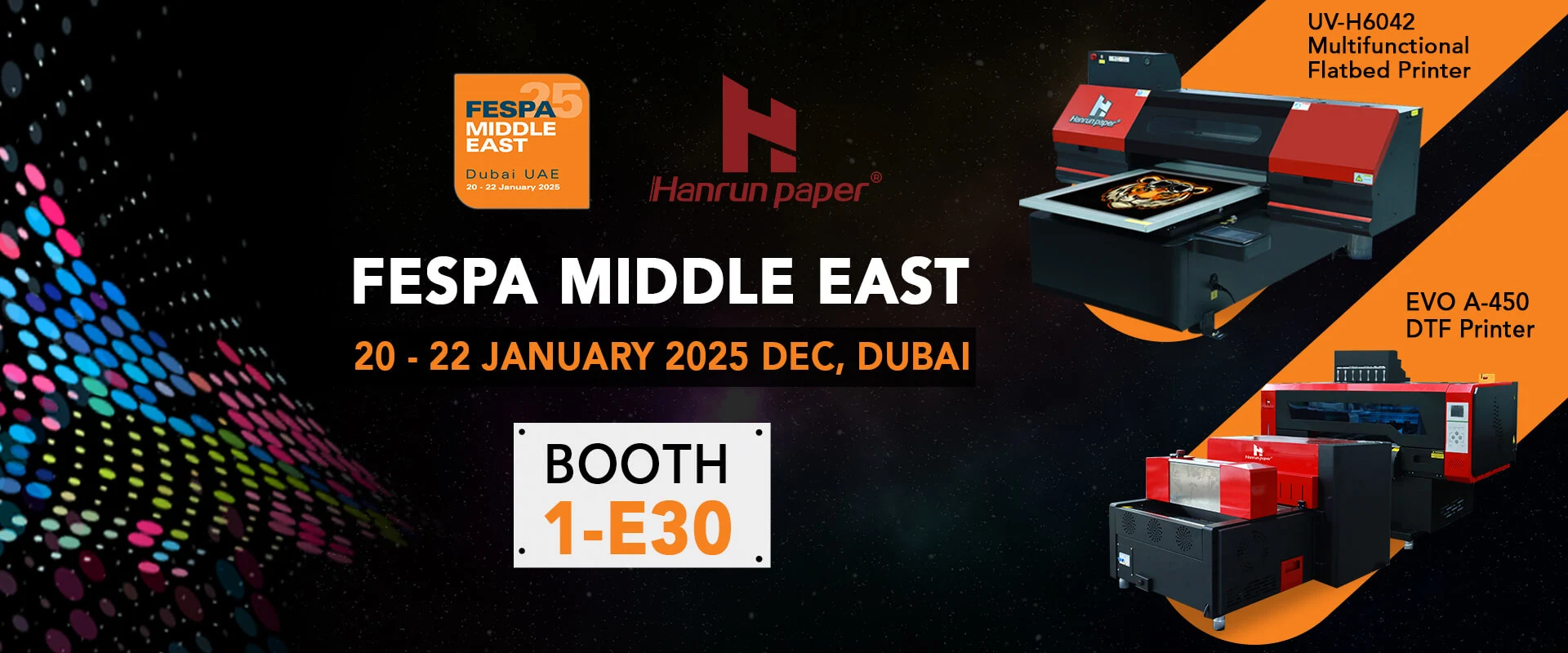 تعرف على ورقة هانرون في معرض FESPA الشرق الأوسط 2025