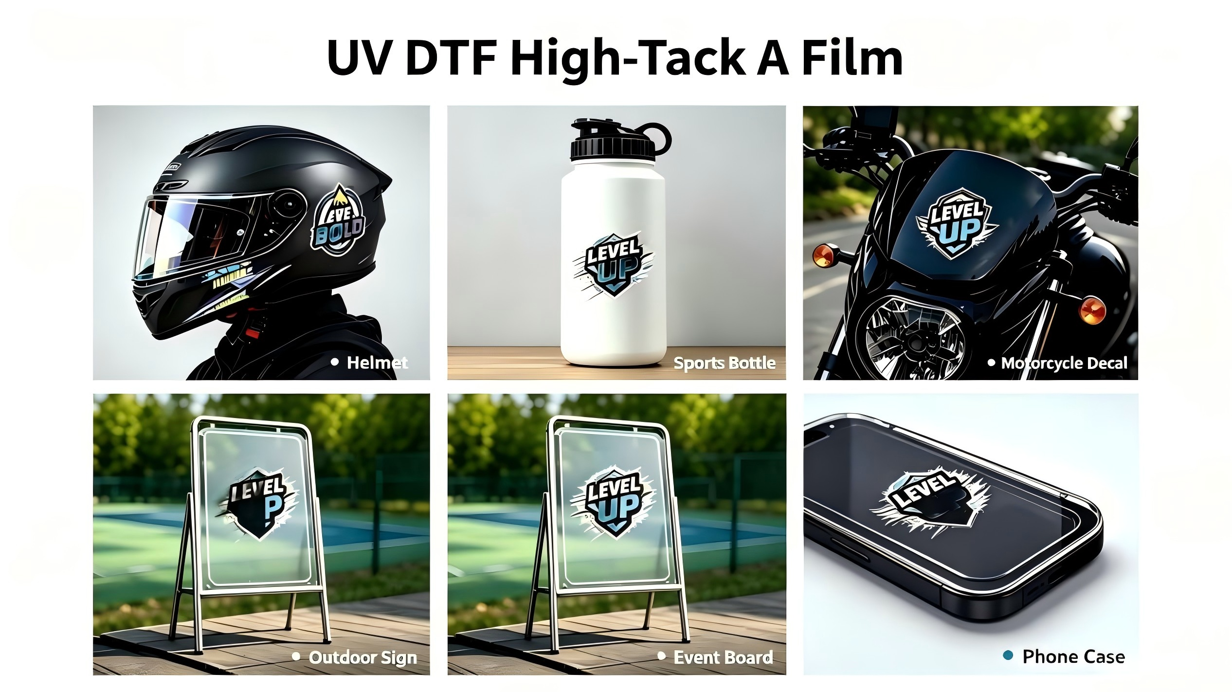 تستمر الملصقات الخارجية في التقشير؟ يوفر فيلم Hanrun UV DTF High-Tack A التصاق 5B ومقاومة الطقس لمدة 3 سنوات لتحديد موثوق للأسطح الصلبة